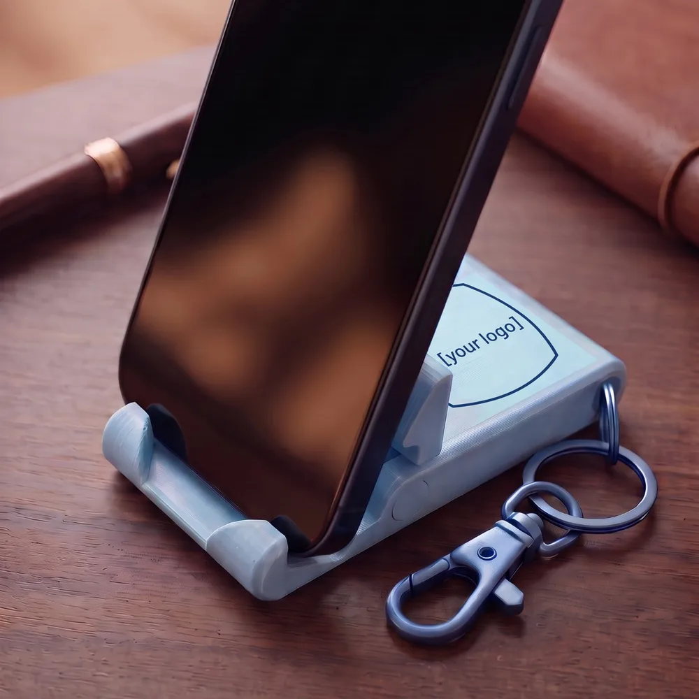 Phone stand keychain lipat