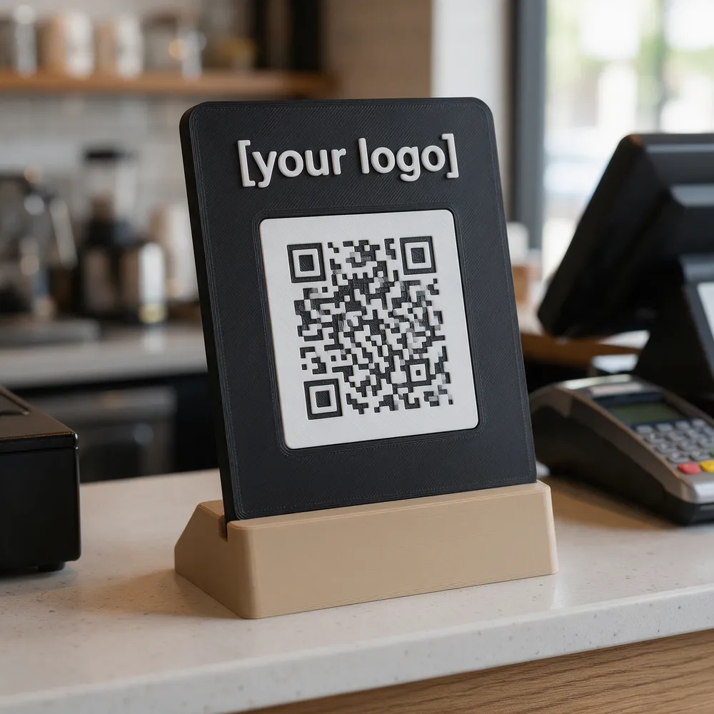 QR stand menu / payment